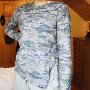 Camo long sleeve shirt